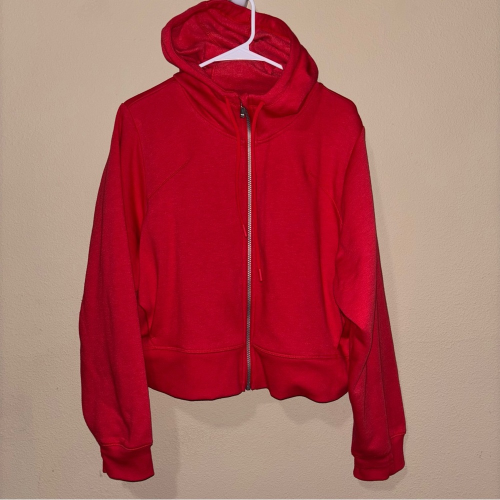 NWOT Red Zip-Up Hoodie